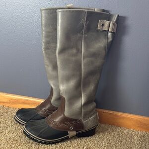 Sorel Slimpack Leather Boots